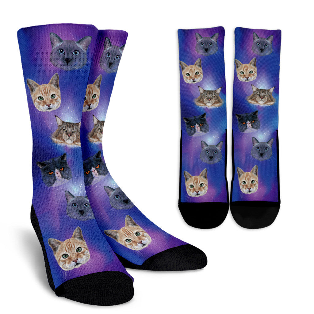 Cosmic Cat Socks