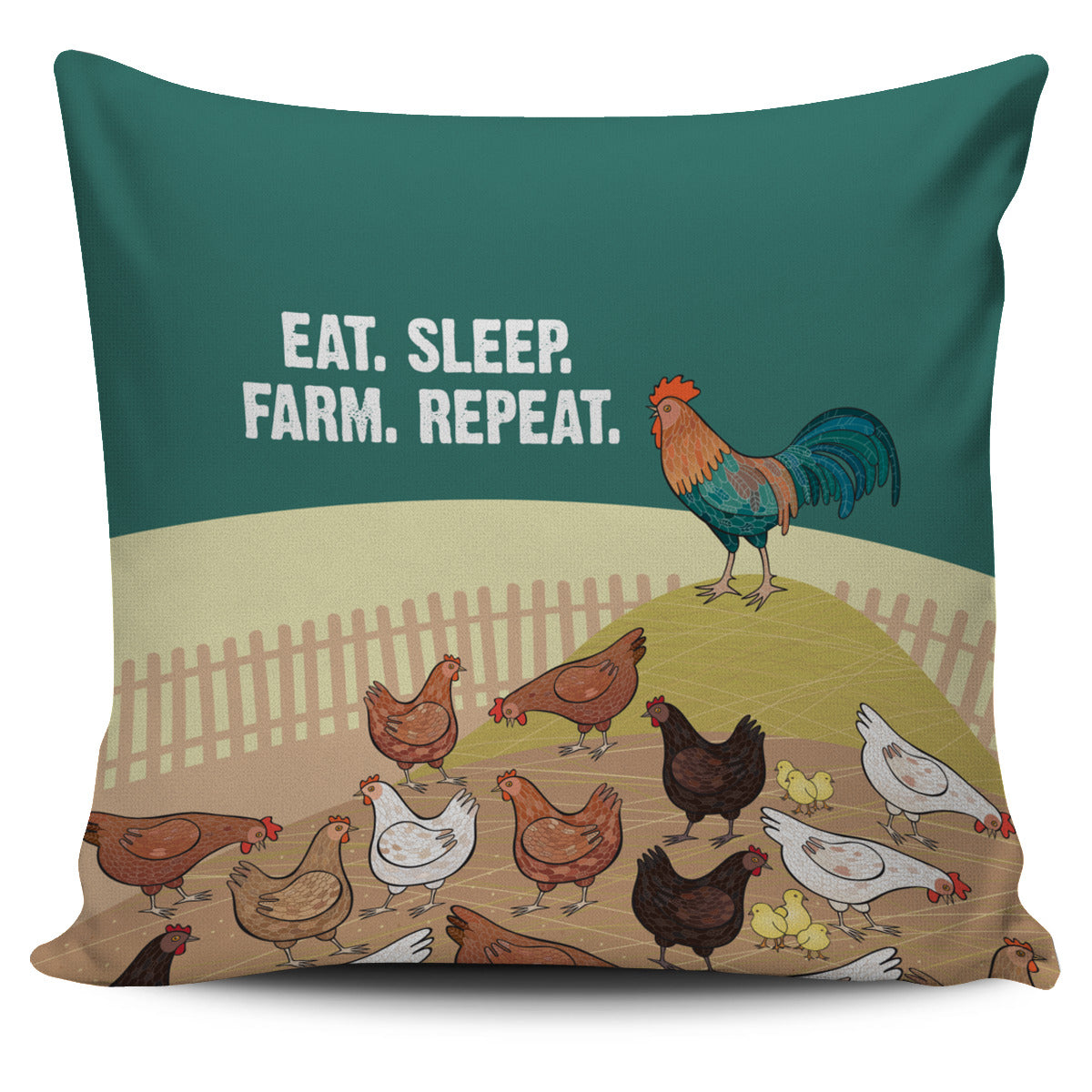 Farm Repeat Pillow Cover