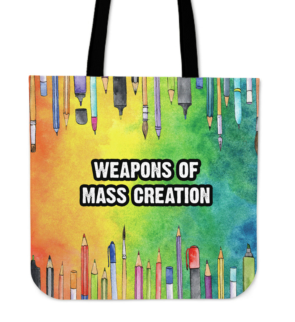 Mass Creation Linen Tote Bag