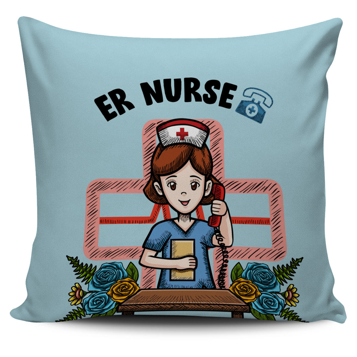 ER Nurse Pillow Cover
