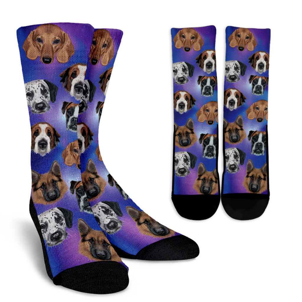 Cosmic Dog Socks