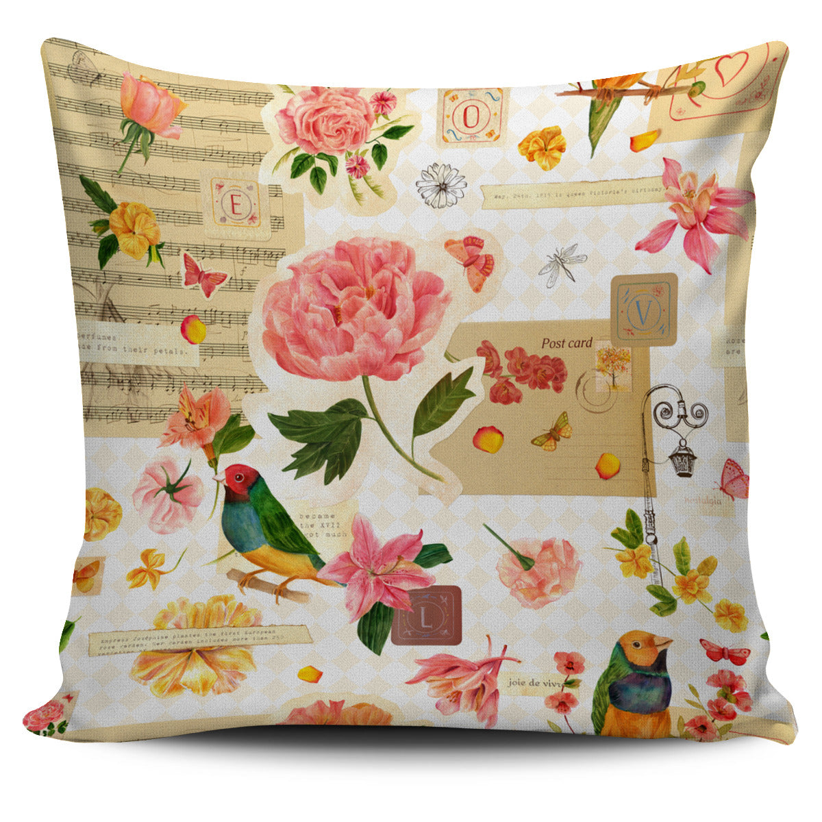 Nature Music Pillow Cover