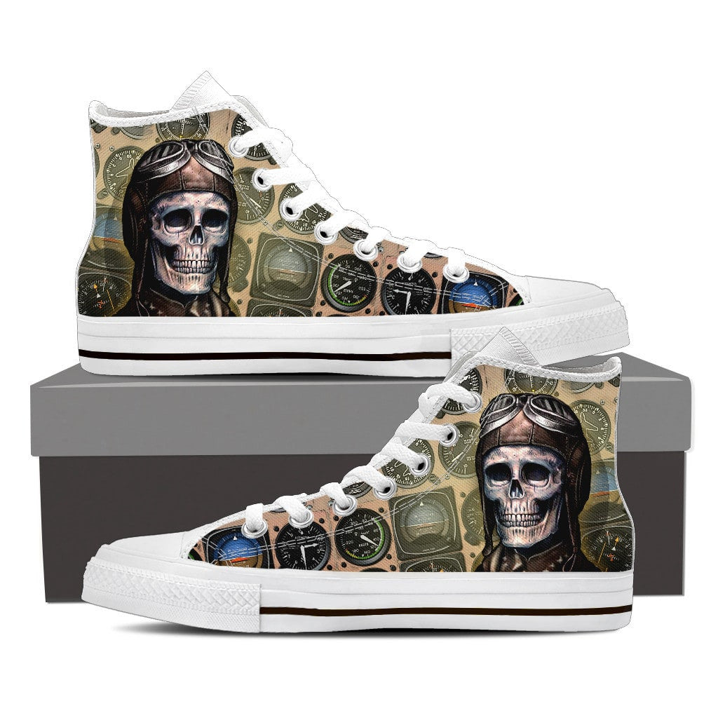Skull Pilot Shoes
