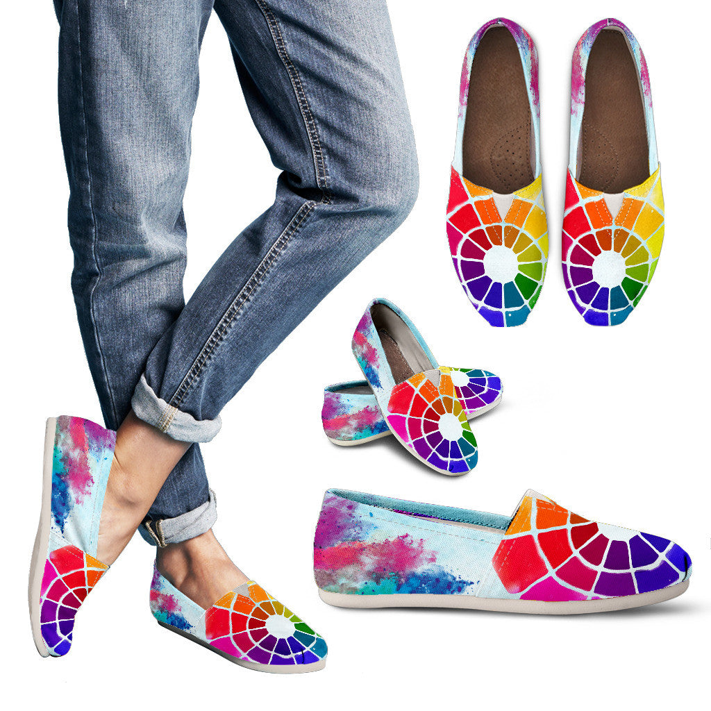 Color Wheel Casual Shoes