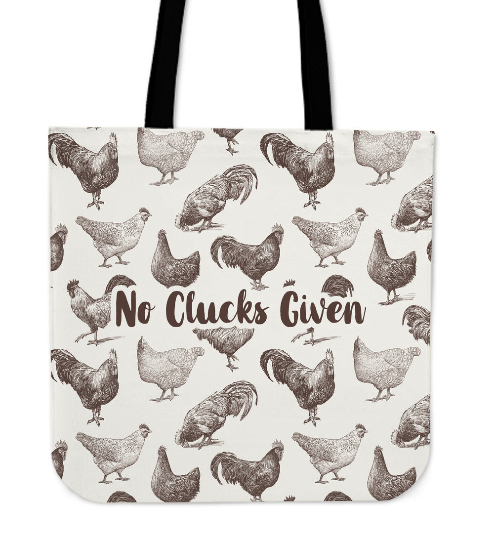 Chicken Clucks Linen Tote Bag