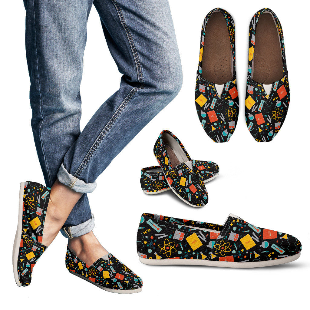 Scientist Pattern Casual Shoes