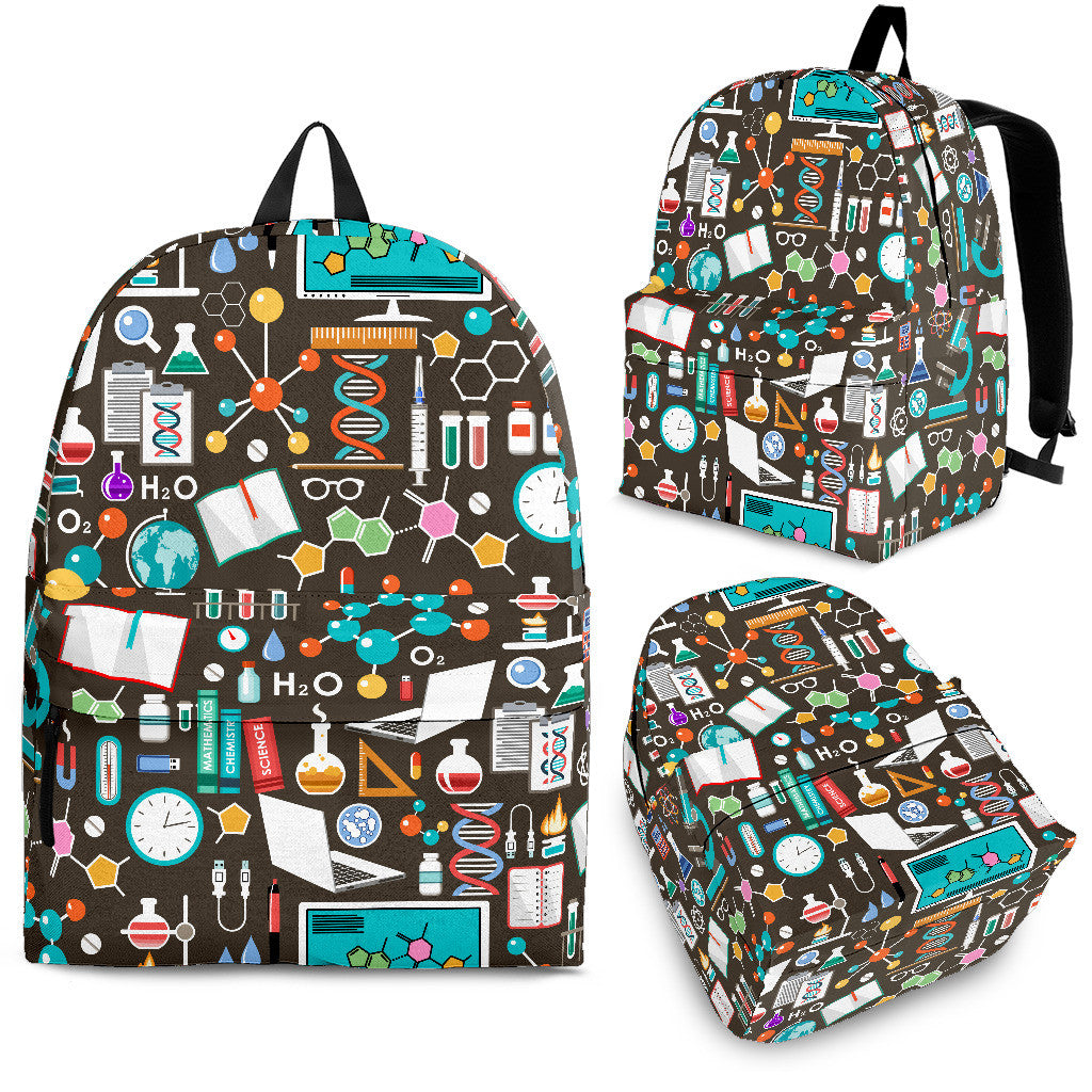Science Pattern Backpack