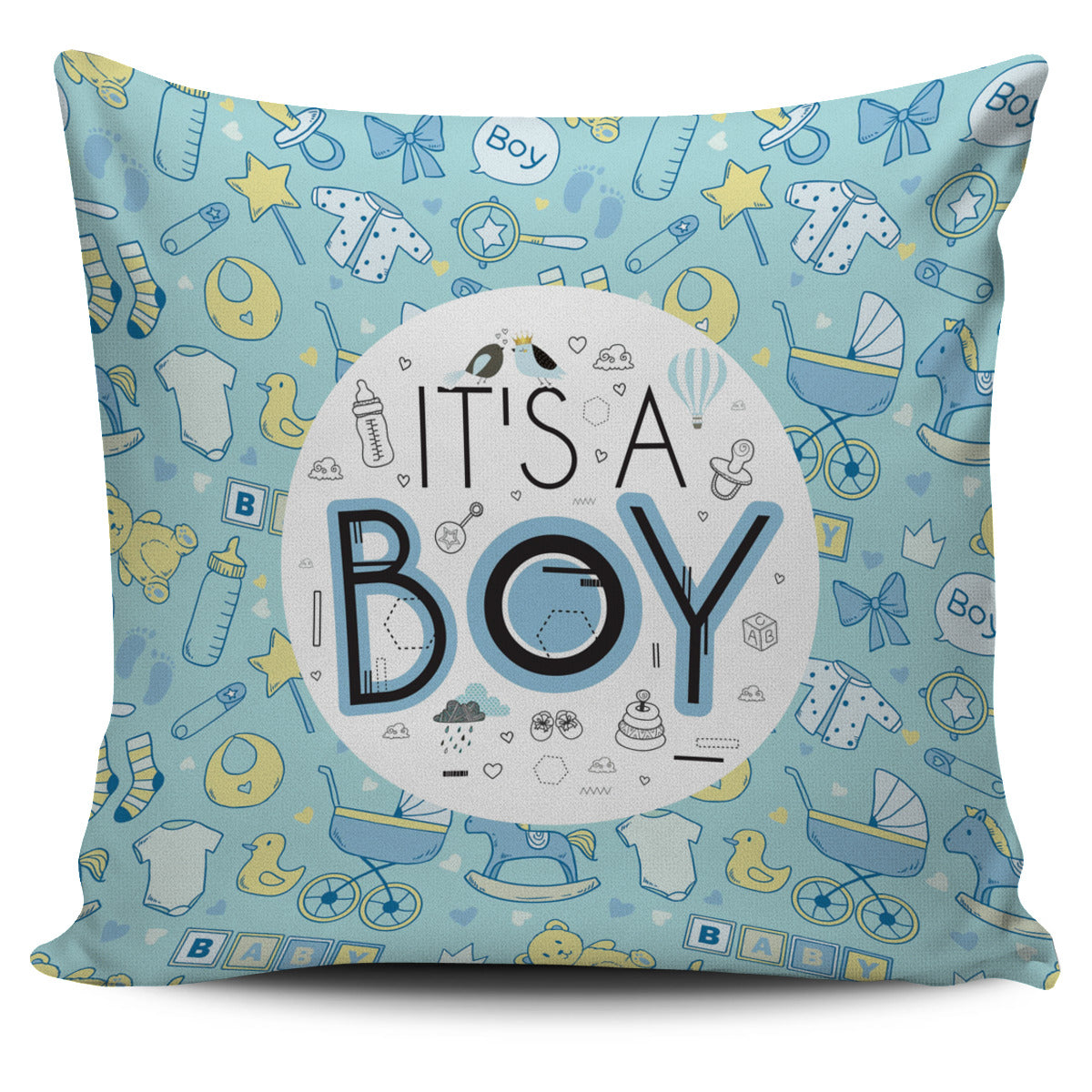 Gender Reveal Pillow Cover