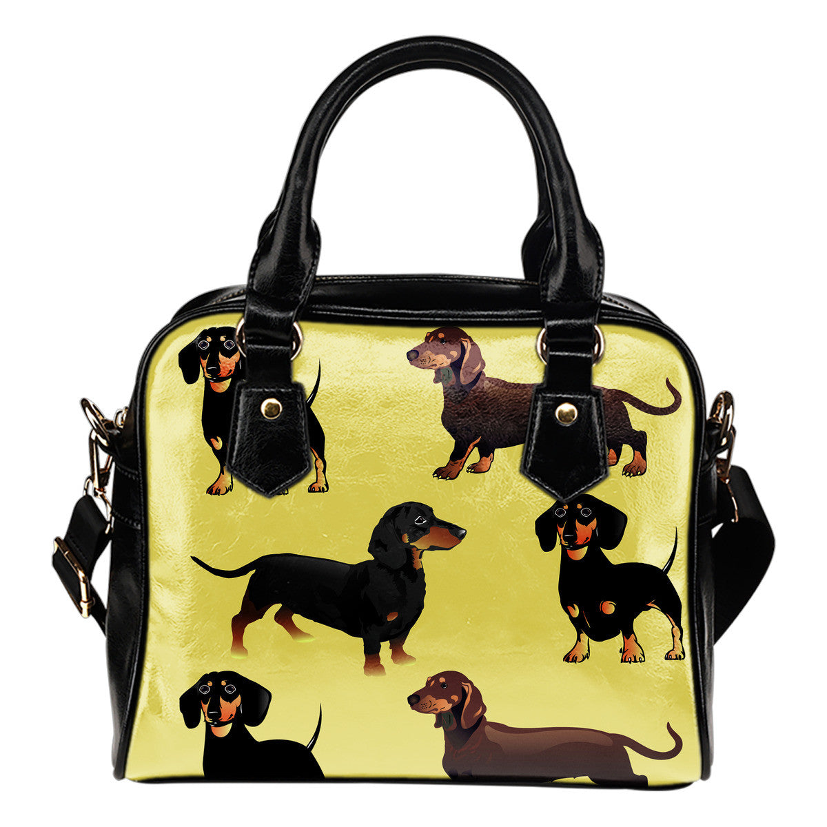 Prime Hide Dachshund Dogs Soft Leather Coin Purse RFID