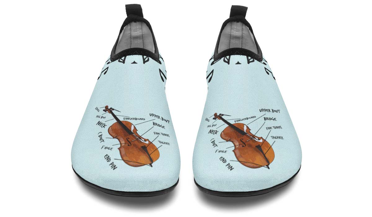 Cello Diagram Aqua Barefoot Shoes