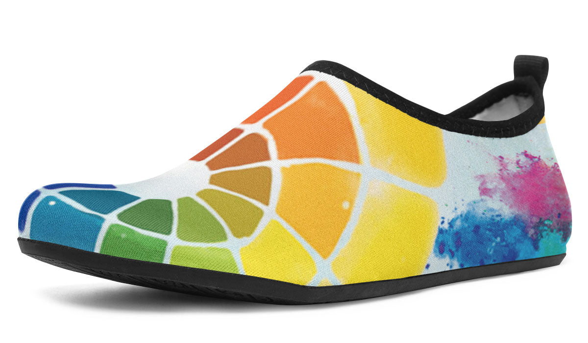 Color Wheel Aqua Barefoot Shoes