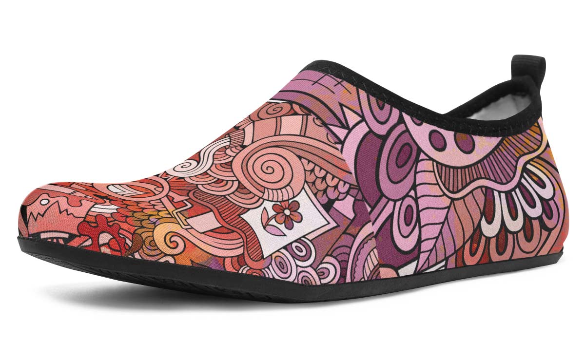 Colorful Art Aqua Barefoot Shoes