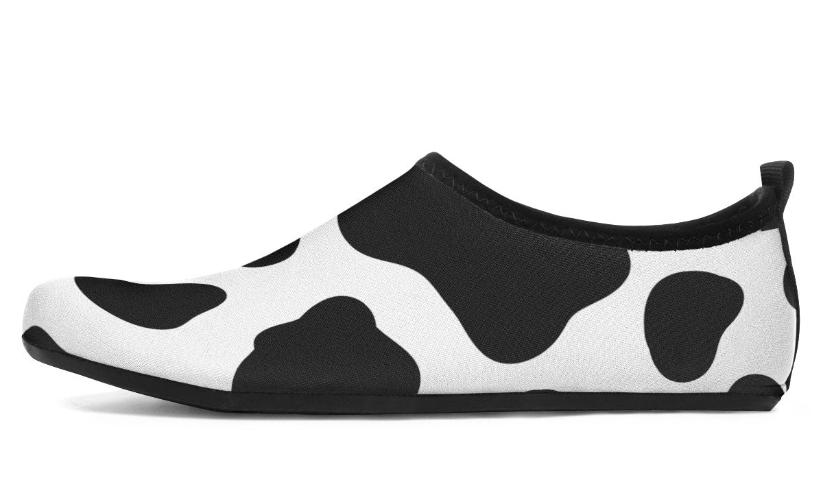Cow Print Aqua Barefoot Shoes