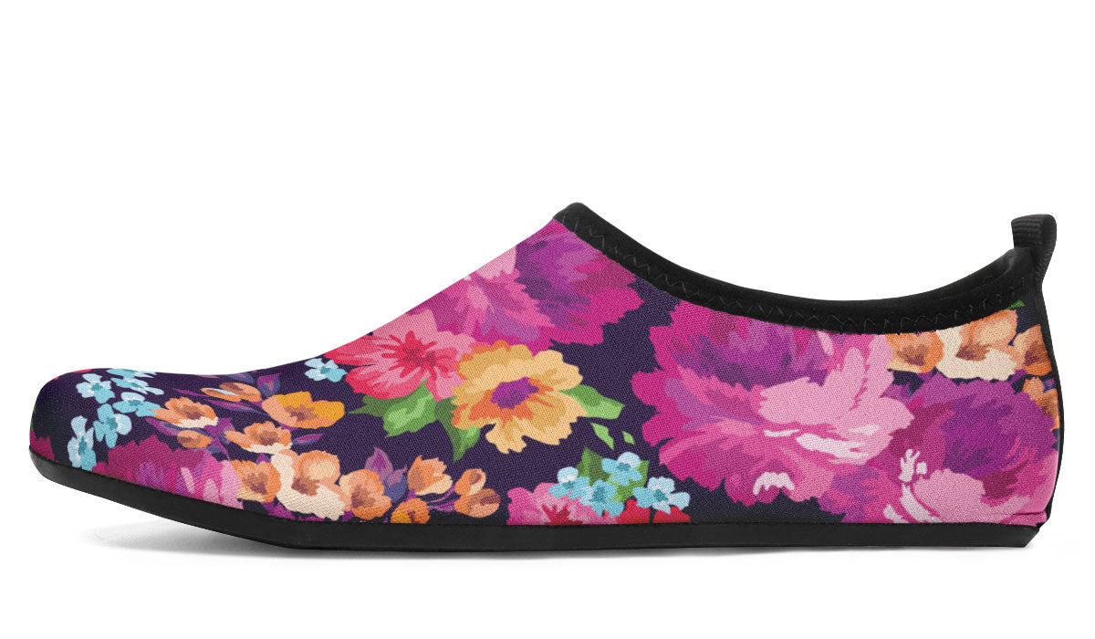 Floral Aqua Barefoot Shoes