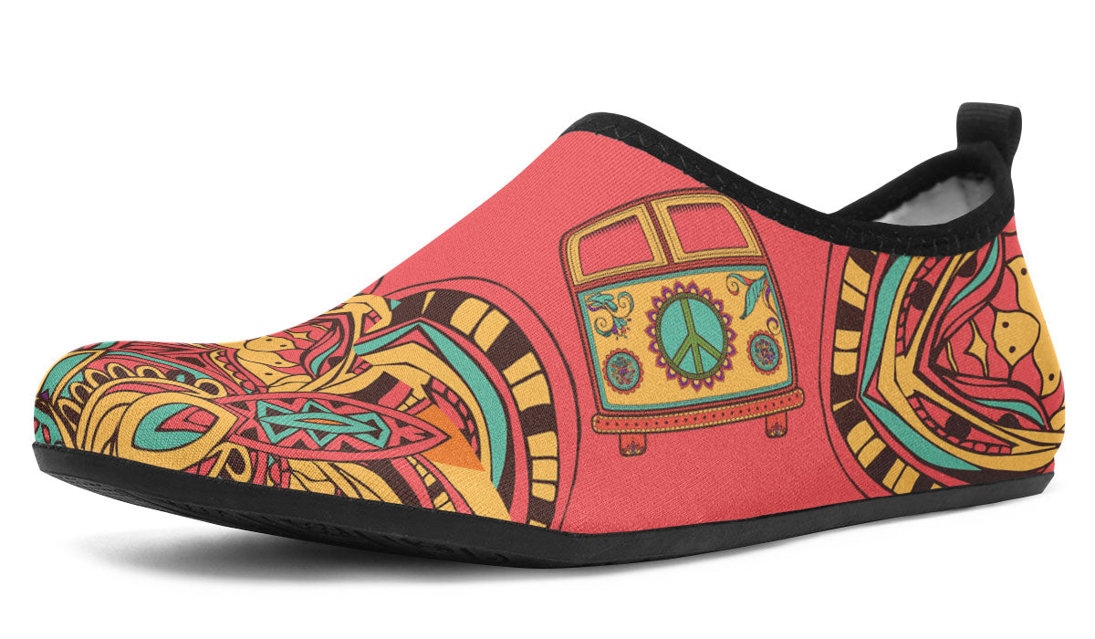 Hippie Van Athletic Aqua Barefoot Shoes