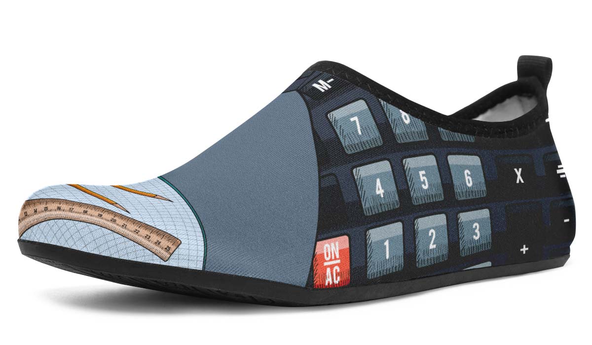 Math Teacher Lifestyle Aqua Barefoot Shoes