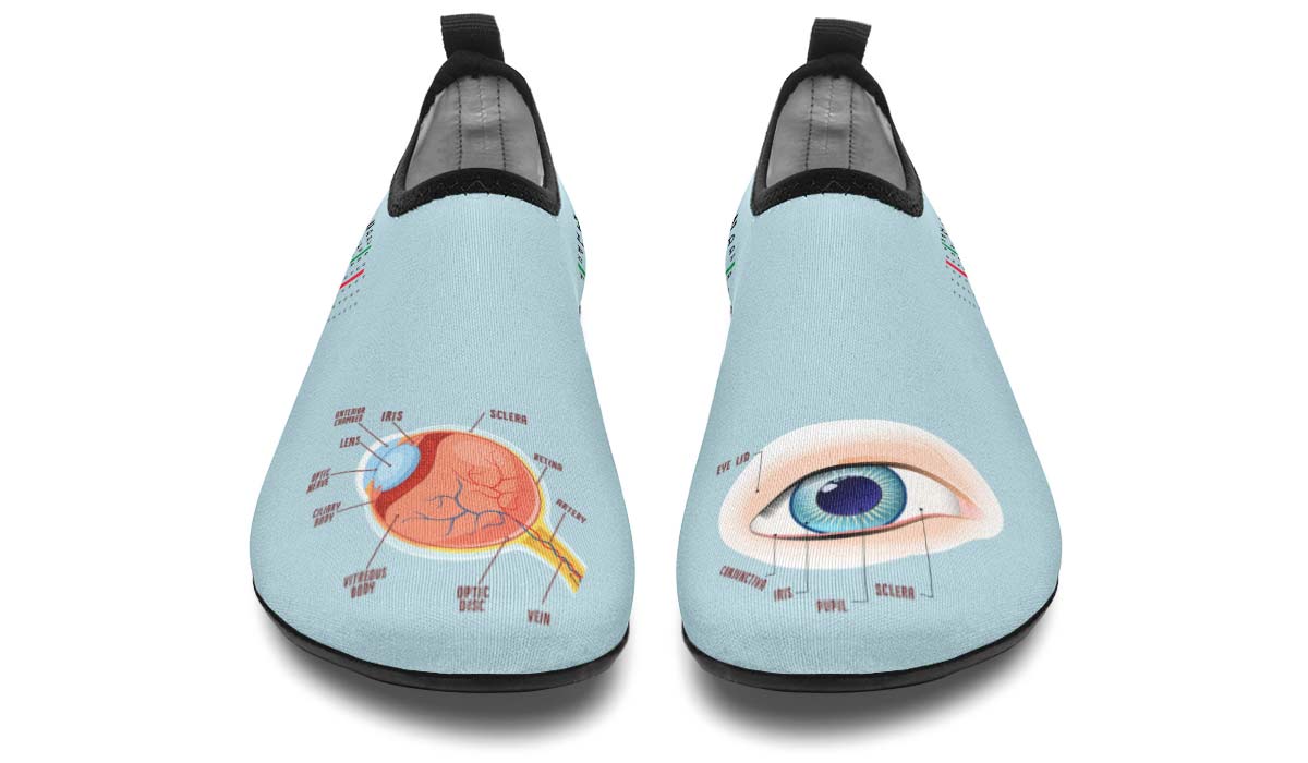 Optometrist Eye Aqua Barefoot Shoes