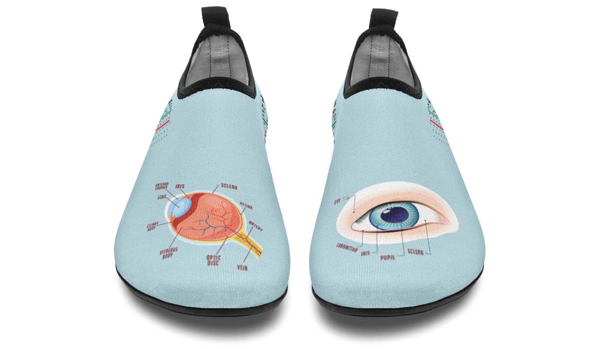 Optometrist Eyes Aqua Barefoot Shoes