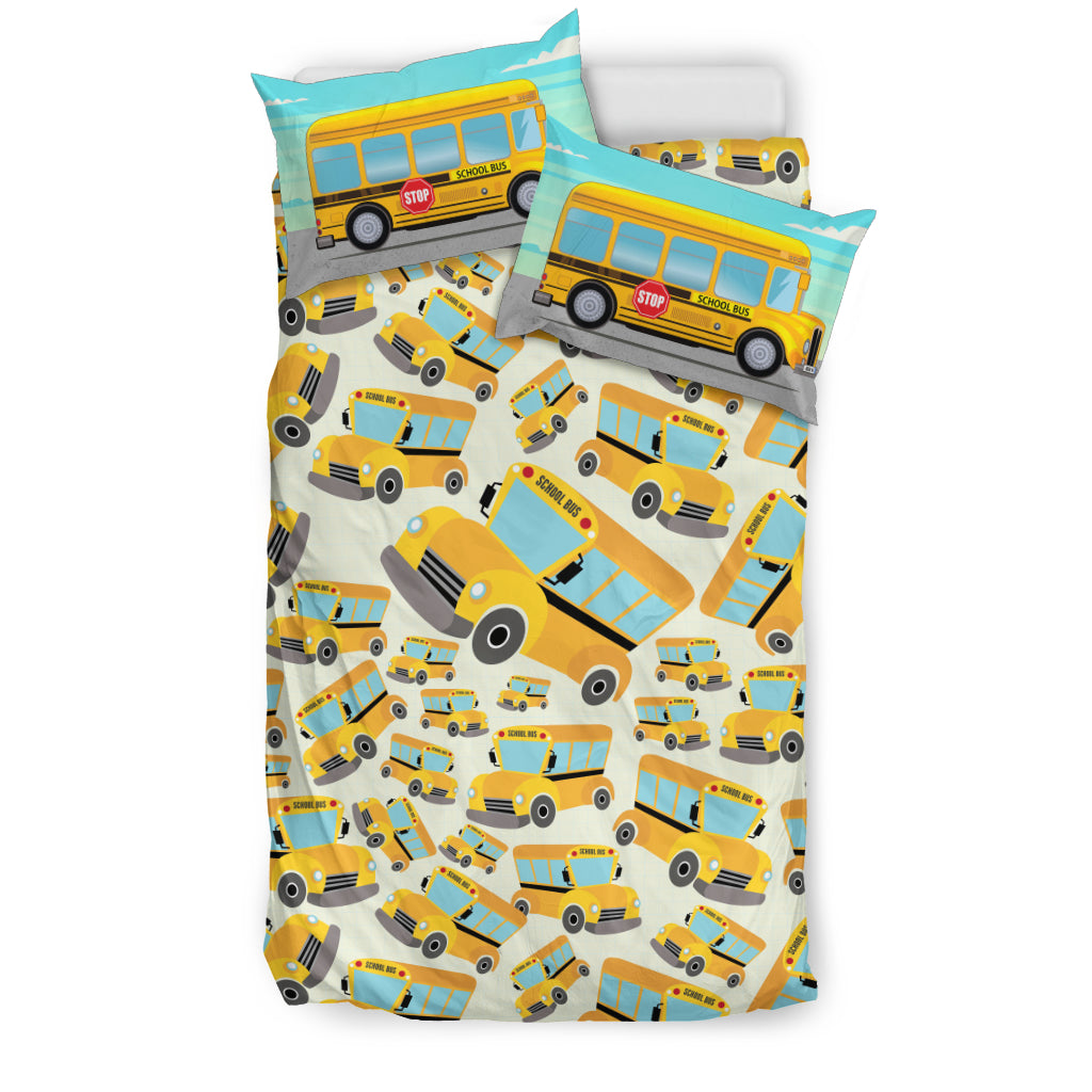 School Bus Bedding Set