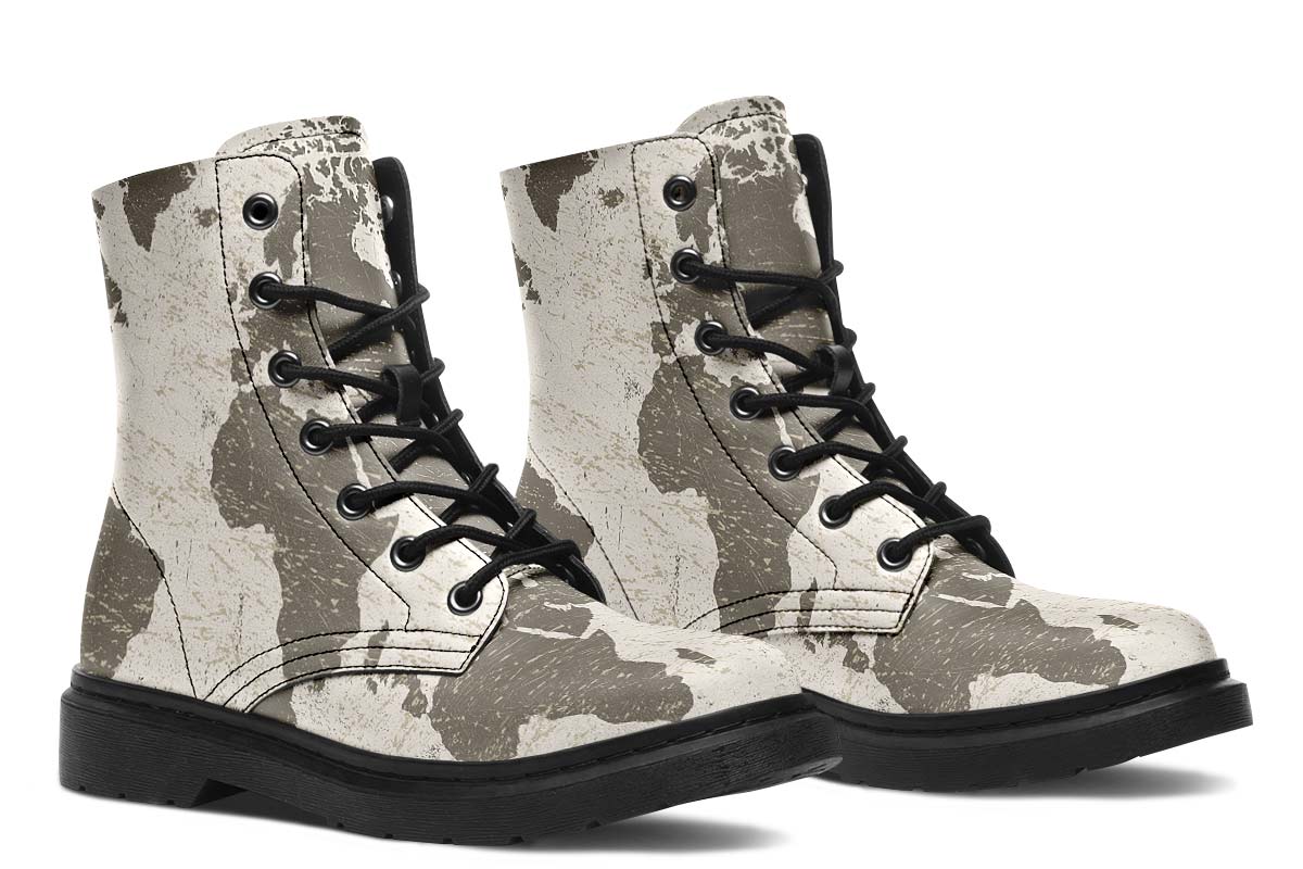 Geography Map Boots
