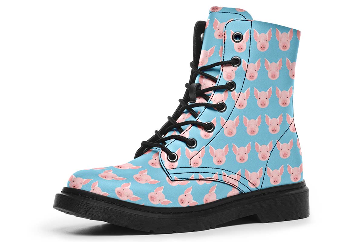 Pig Pattern Boots