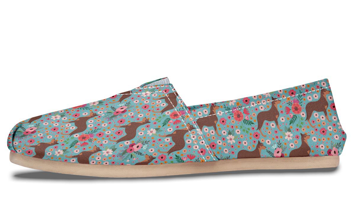 Australian Kelpie Flower Casual Shoes
