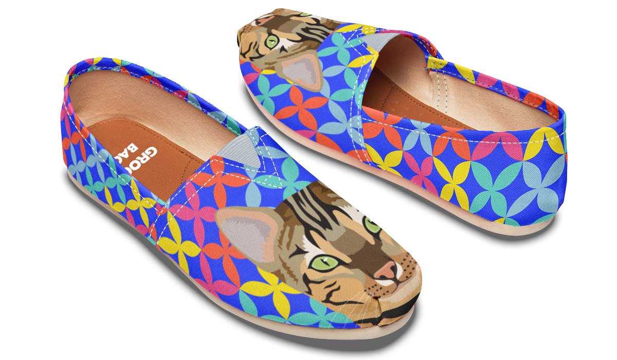 Colorful Bengel Cat Casual Shoes