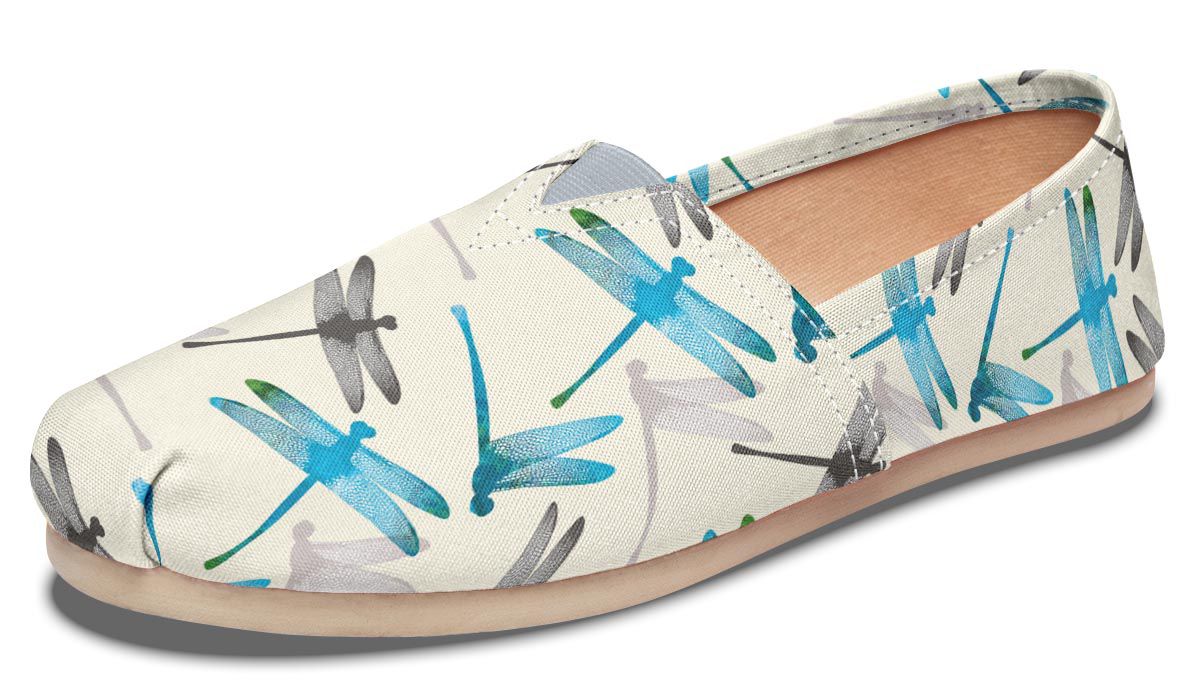 Dragonfly Pattern Casual Shoes