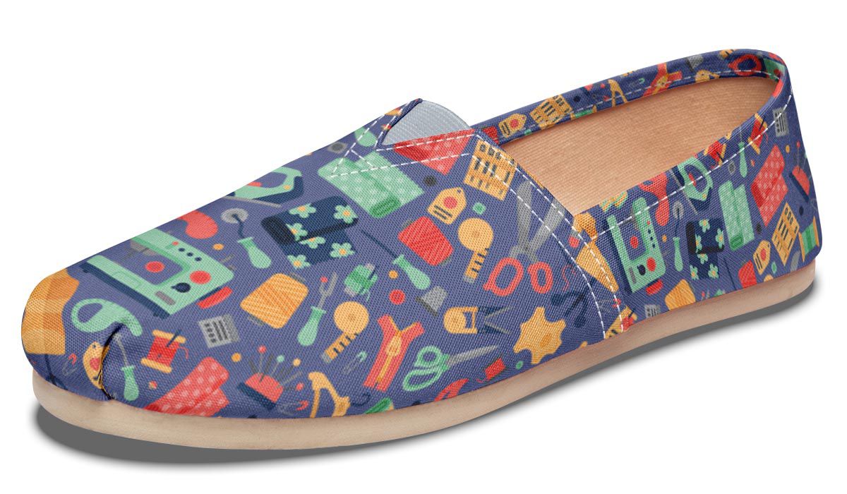 Quilting Pattern Casual Shoes