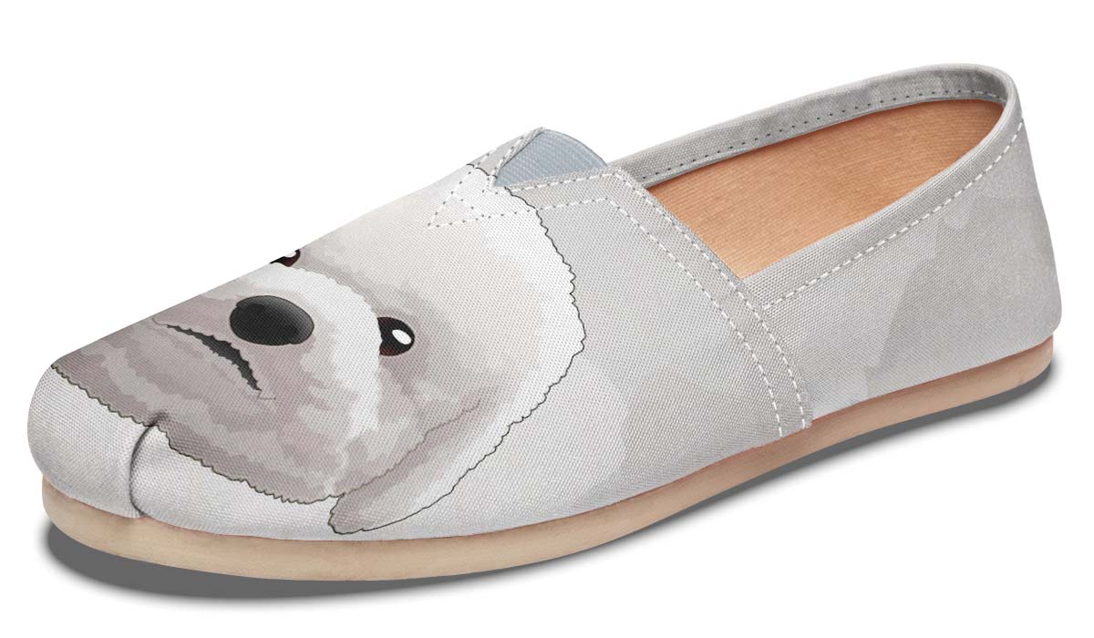Real Bichon Frise Casual Shoes