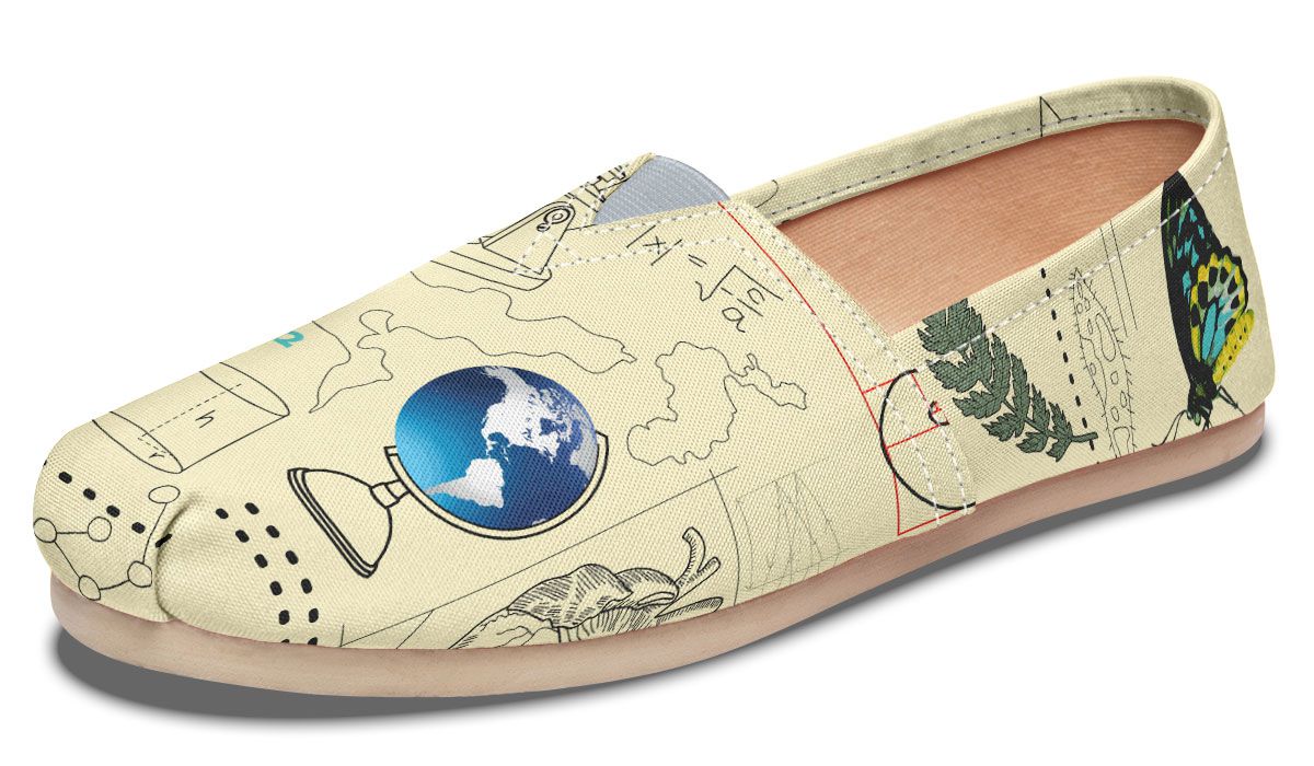 Science Map Casual Shoes