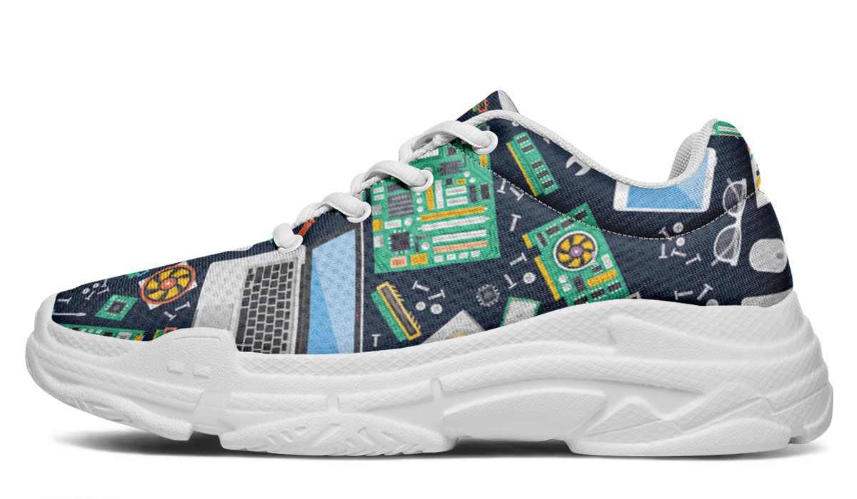 Computer Tech Chunky Sneakers