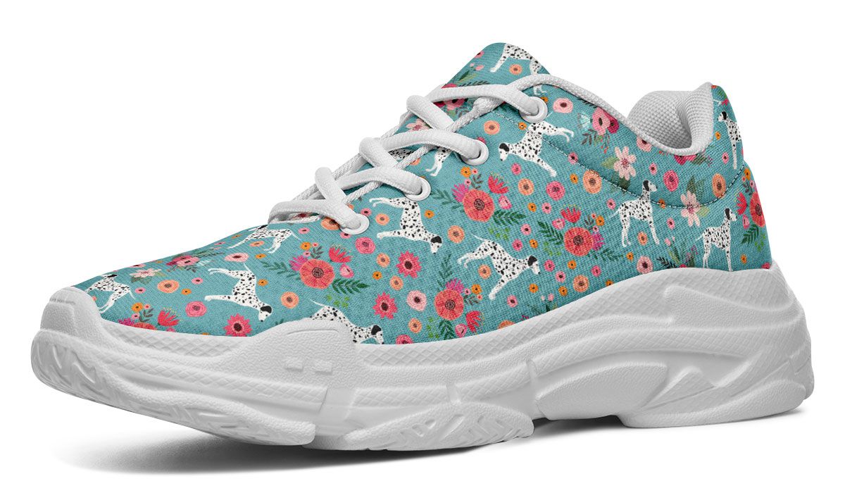 Dalmatian Flower Chunky Sneakers