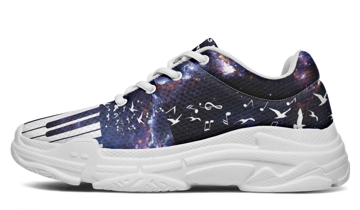 Space Piano Chunky Sneakers