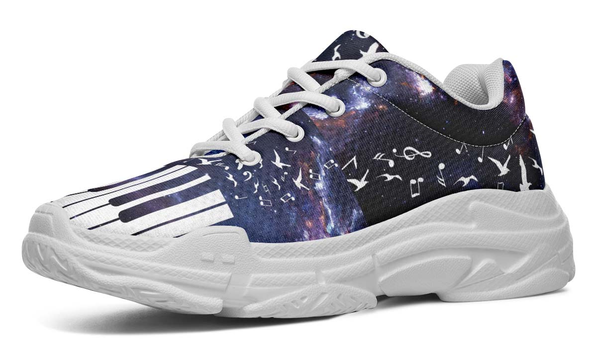 Space Piano Chunky Sneakers