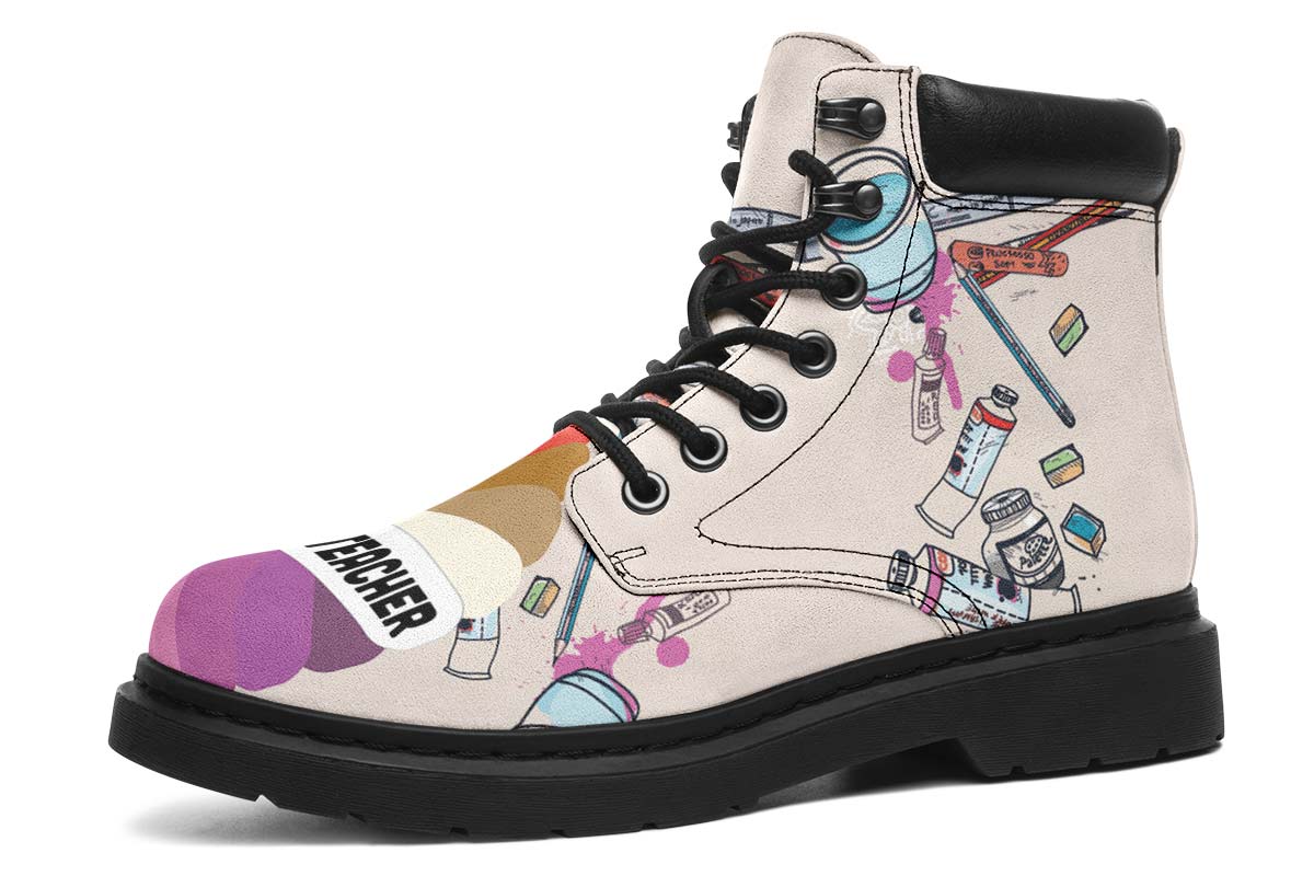 Colorful Art Teacher Classic Vibe Boots