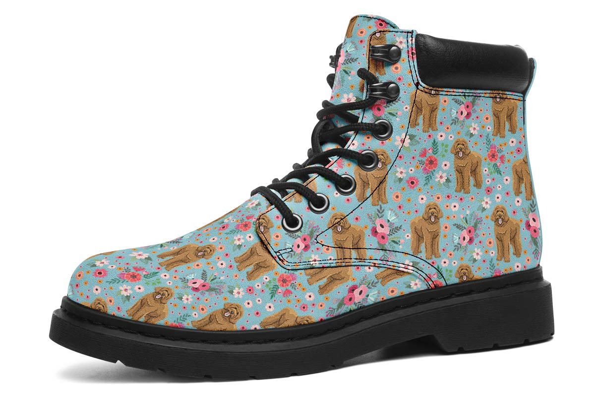 Goldendoodle Flower Classic Vibe Boots
