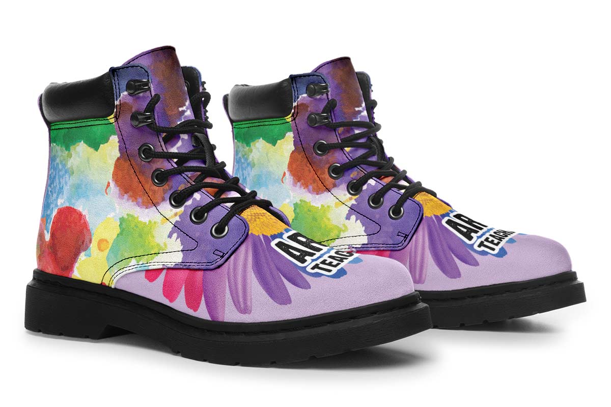 Rainbow Art Teacher Classic Vibe Boots