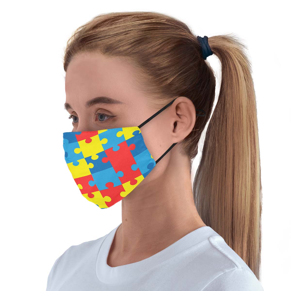 Autism Awareness Face Cover