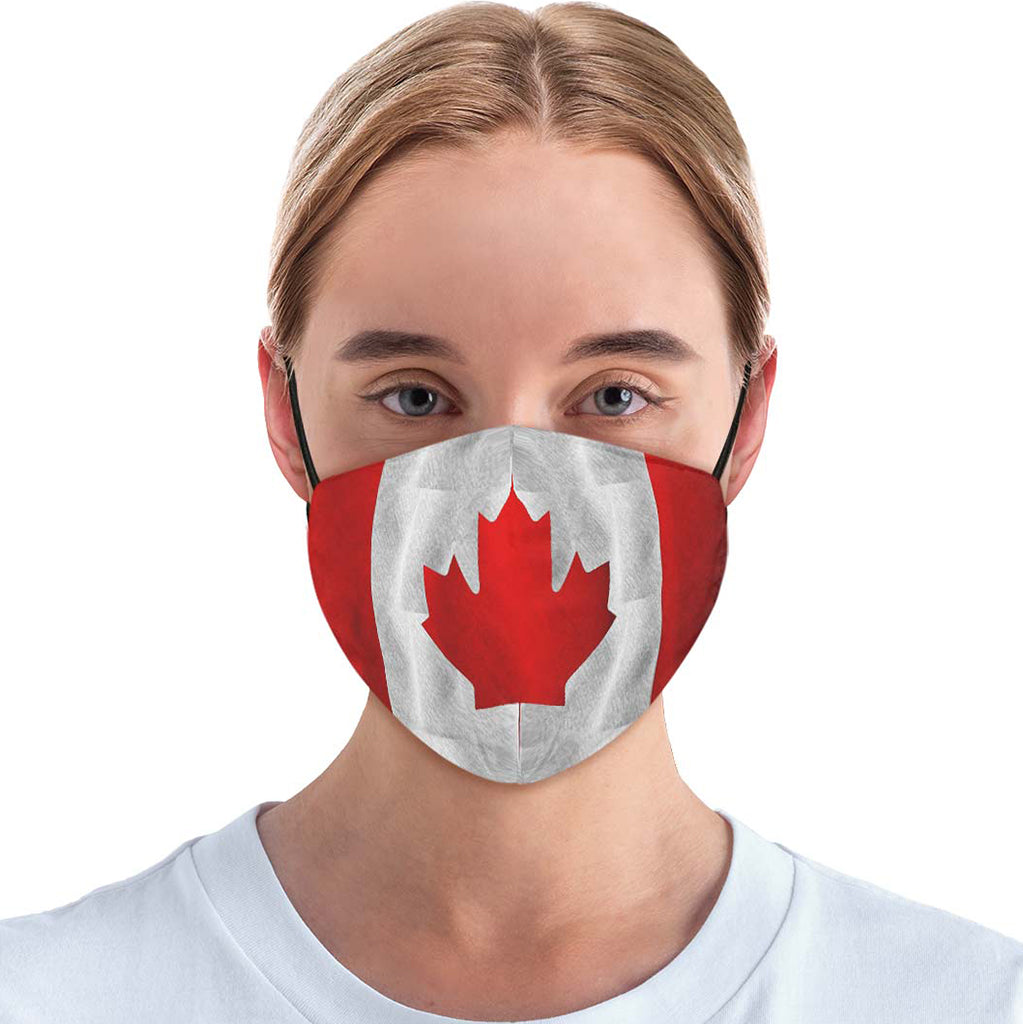 Canadian Flag Face Cover