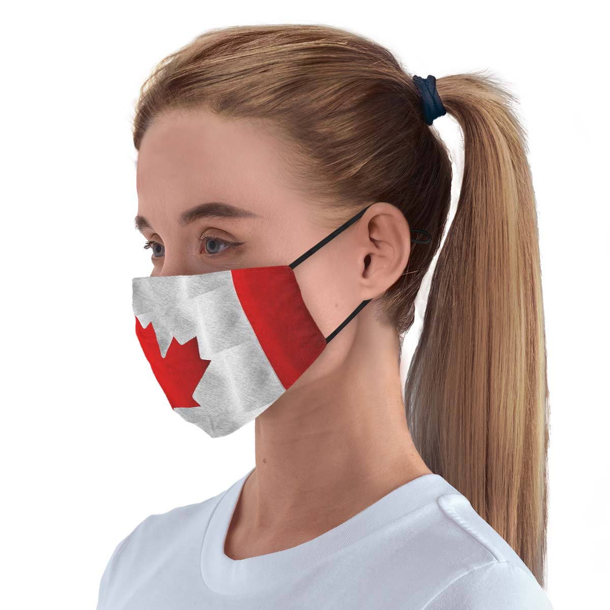 Canadian Flag Face Cover