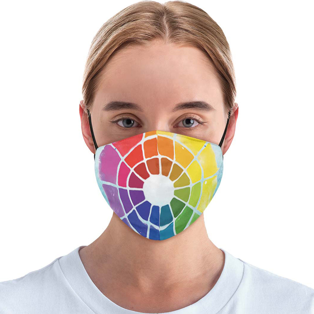 Color Wheel Face Cover