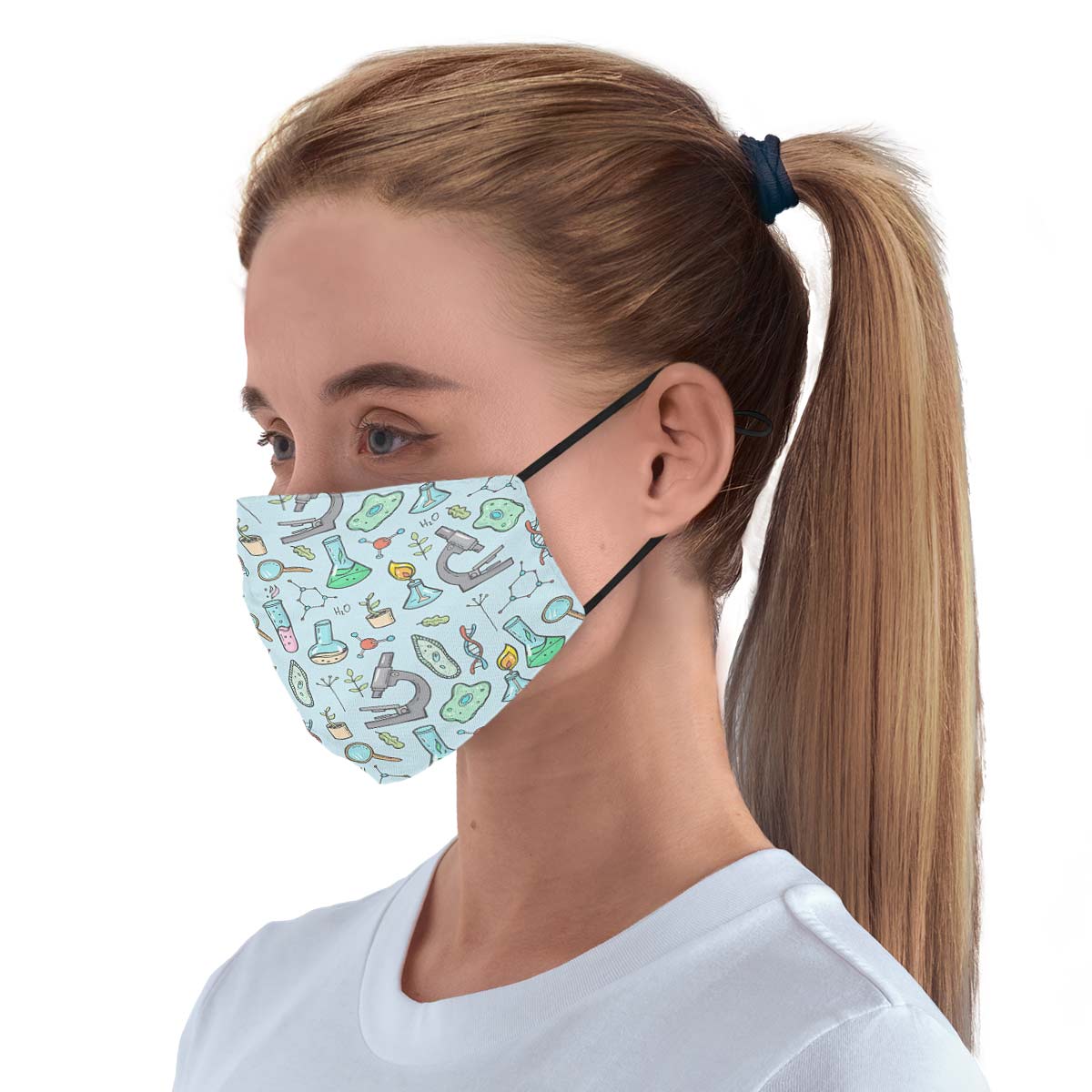 Science Equipment Face Cover