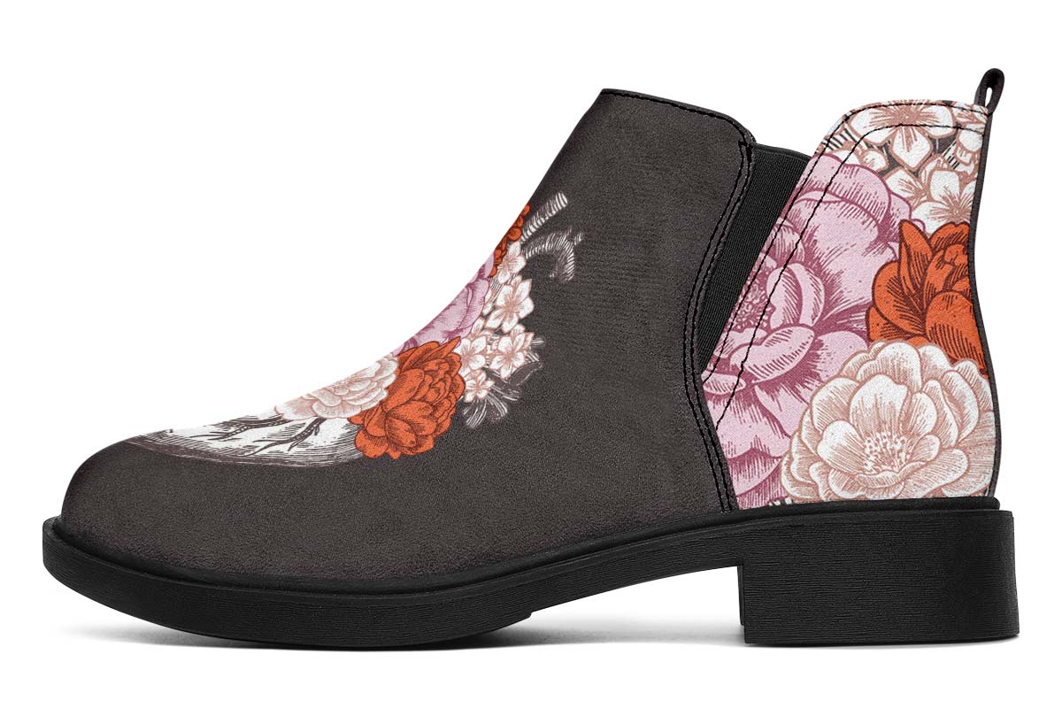 Floral Heart Neat Vibe Boots