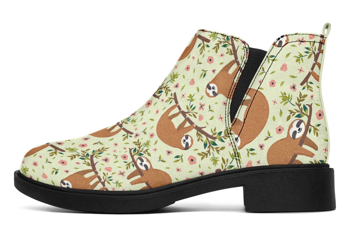 Floral Sloth Neat Vibe Boots