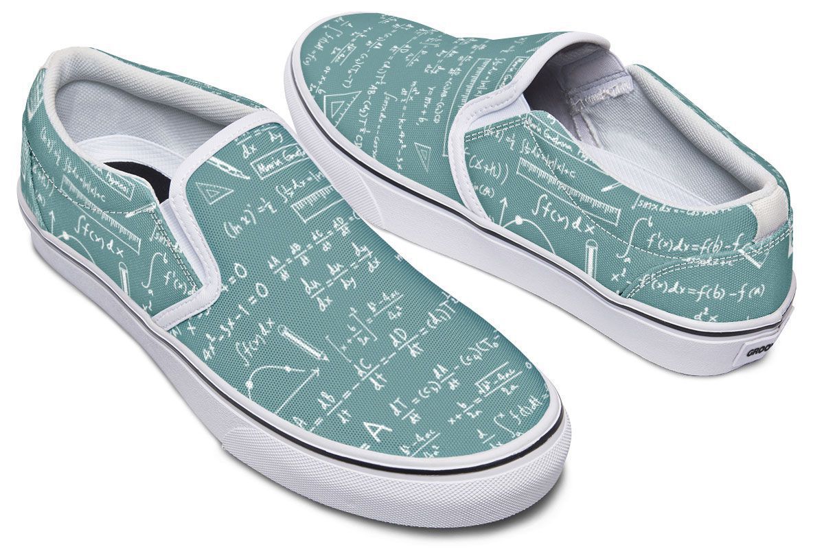 Calculus Pattern Slip-On Shoes
