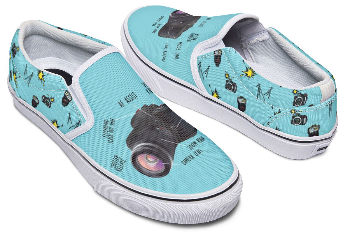 Camera Diagram Slip-On Shoes