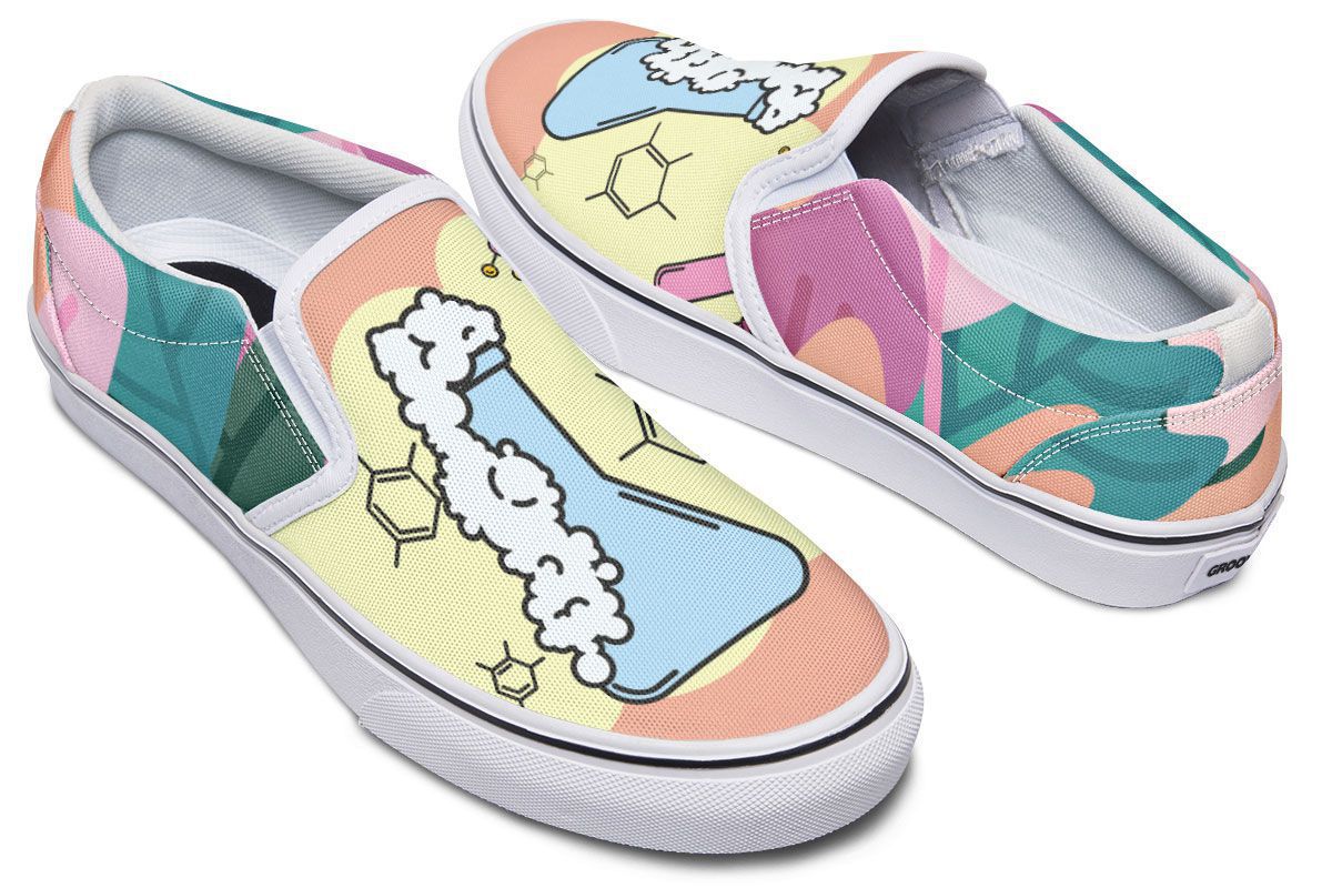 Chemical Reactions Slip-On Shoes