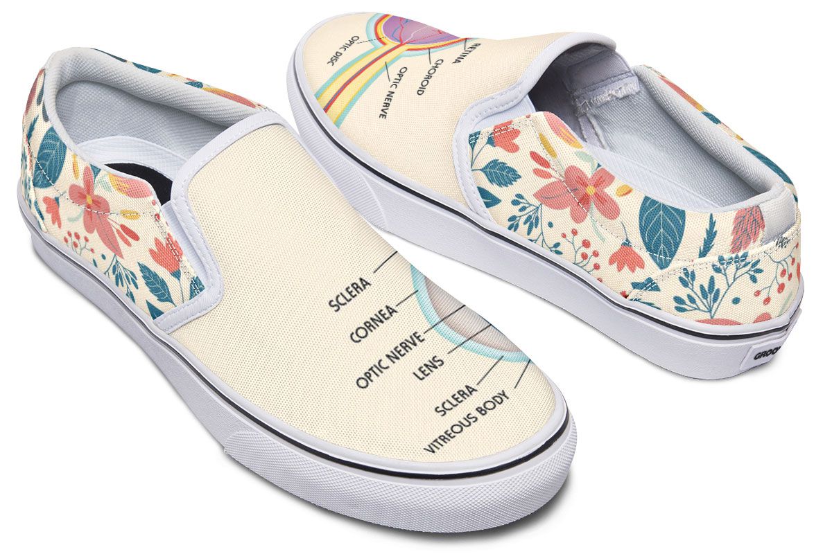 Eye Structure Slip-On Shoes