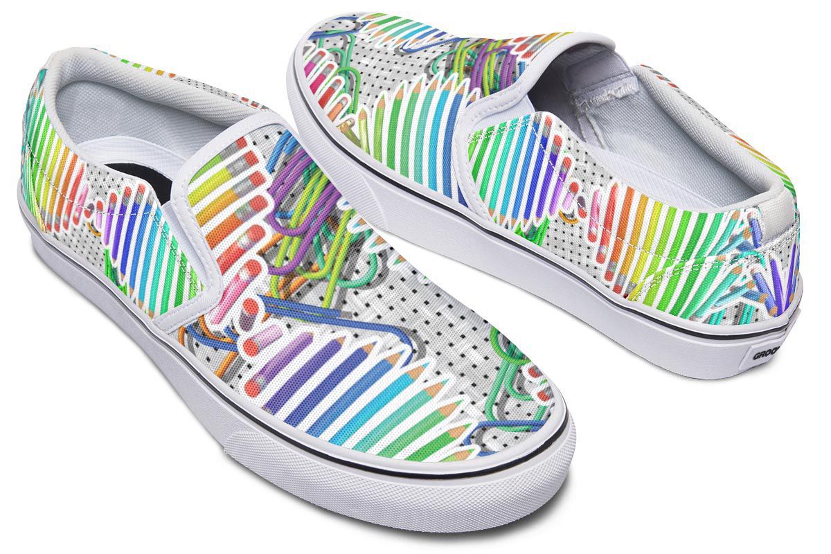 Pencil Dna Slip-On Shoes